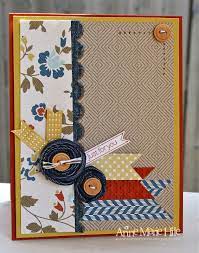 Mir gefällt es besser, wenn ich sie etwas weiter öffnen kann. Stampin Anne Dressed In Denim Recipe Challenge For Our Creative Corner Stamped Cards Greeting Cards Handmade Cards Handmade