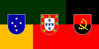 And to the south and west by the atlantic ocean. Flag For A Brazil Portugal Angola Union In The Style Of Austria Hungary Vexillology Flag Angola Flag Historical Flags