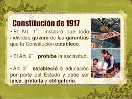 La constitución de 1917, todavía vigente casi 100 años después, consta de 137 artículos. La Revolucion Mexicana La Constitucion De 1917