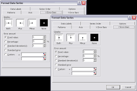 error bars in excel charts