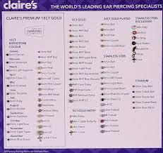 Claire S Ear Piercing Is Goals Claires Ear Piercing Ear Piercings Piercing
