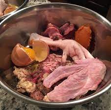 Example Of Balanced Raw Dog Food Recipe Raw Dog Food Recipes Dog Food Recipes Healthy Dog Food Recipes