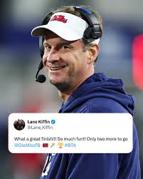 Lane Kiffin is still rockin' with Ole Miss ❤️