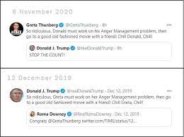 3 января 2003, стокгольм, швеция). Greta Thunberg Mocks Trump In His Own Words Times Of India