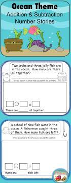 Word Problems Number Stories This Packet Contains Ten Number Word Problems For Students To Solve By Answeri Word Problems Addition And Subtraction Subtraction