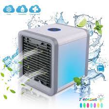 A portable ac still needs access to an opening for its exhaust. Portable Mini Desktop Ac Air Conditioner Unit Cooling Fan Humidifier Purifier Ebay