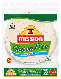 Mission Gluten Free Soft Taco Tortillas 10 5 Oz 6 Count Walmart Com In 2021 Soft Tacos Gluten Free Tacos Mission Gluten Free Tortillas