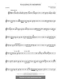 Check spelling or type a new query. Walking In Memphis Von M Cohn Noten Auf Musicaneo