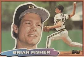 1988 TOPPS BIG BASEBALL CARD # 159 BRIAN FISHER