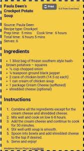 Paula Deen S Crockpot Potato Soup Potato Soup Crock Pot Potato Soup Paula Deen Potato Soup