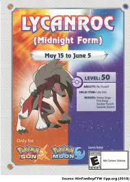 Maybe you would like to learn more about one of these? No Guard Lycanroc English Project Pokemon Forums