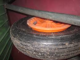 The fulcrum is the wheel or wheels in front of the wheelbarrow. How Can I Fill A Wheelbarrow Tire When The Bead Is Gapped Away From The Rim Home Improvement Stack Exchange