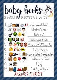 Baby Shower Emoji Game Baby Boy Books Nursery Rhymes Etsy Baby Boy Book Virtual Baby Shower Ideas Virtual Baby Shower