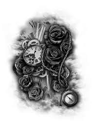 Gallery Custom Tattoo Designs Clock Tattoo Design Custom Tattoo Watch Tattoos