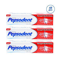 Jual Pepsodent Pencegah Gigi Berlubang Pasta Gigi 190 G 48 Pcs Online Desember 2020 Blibli