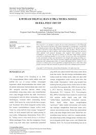 We did not find results for: Pdf Literasi Digital Dan Etika Media Sosial Di Era Post Truth