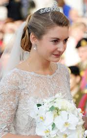 Princess Stéphanie of Luxembourg Cathedral Wedding Gown and Tiara
