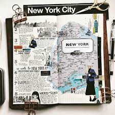 Regardez Cette Photo Instagram De Thedailywriting 612 J Aime Bullet Journal Travel Travel Scrapbook Travel Journal