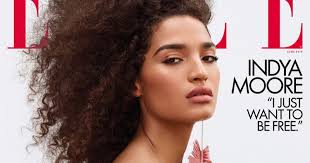 Indya Moore becomes Elle's first transgender cover star