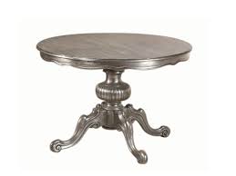 Round Dining Table Ta 160 Silver Leaf Table Complementary Furniture Collection By Cadore Arredamenti Dining Table Table Round Dining Table