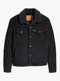 Levi S Type 3 Sherpa Trucker Jacket True Chino Cord Better Black Corduroy Jacket Mens Black Jacket Denim Jacket Women