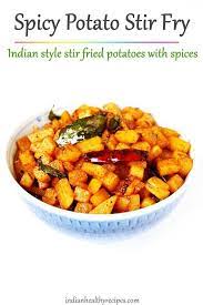 Potato Fry Aloo Fry Recipe Recipe Tasty Vegetarian Recipes Fried Potatoes Indian Food Recipes