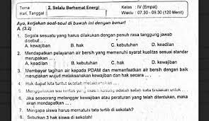 Check spelling or type a new query. Soal Ulangan Kelas 4 Tema 2 Selalu Berhemat Energi Sekolahdasar Net