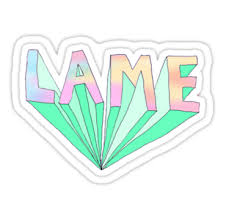 Pastel Lame Sticker Inspired By Tumblr Also Buy This Artwork On Stickers Hipster Stickers Tumblr Stickers Tumblr Fashion