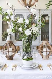Green And White Easter Tablescape Maison De Pax Easter Table Decorations Easter Centerpieces Table Decorations
