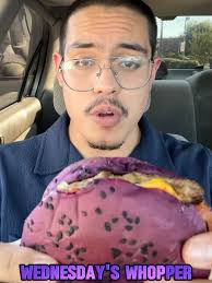 Purple Is My Favorite Color Burger