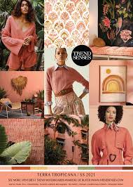 Terra Tropicana Ss2021 Trendsenses Trendforecasting Https Trendsenses Fashion Trend Forecast Fashion Trending Moodboard Spring Summer Fashion Trends