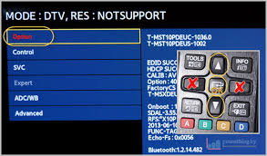 Is there an off button on samsung tv? Go To The Samsung Service Menu How To Enter The Service Menu Of The Samsung Tv