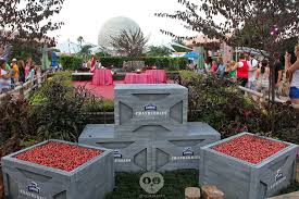 Ocean Spray Cranberry Bog At Epcot Food Wine Festival 2013 Droolius