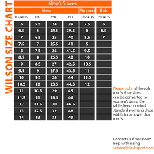 wilson jersey size chart