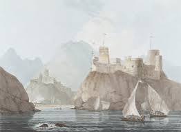 East View of the Forts Jellali and Merani, Muskah, Arabia