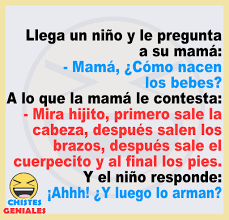 Los 100 mejores chistes para niños: Chistes Geniales Llega Un Nino Y Le Pregunta A Su Mama Chistes Geniales Chistes Para Reir Chistes Cortos