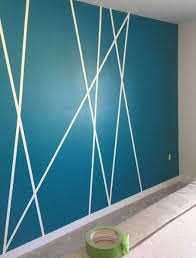 25 Diy Tape Mural Wall Art Paint Ideas Eweddingmag Com Diy Accent Wall Wall Paint Designs Diy Wall Painting