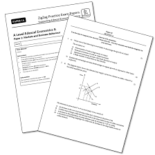 Practice Exams For A Level Edexcel Economics A