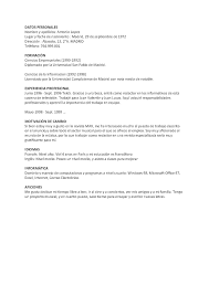 Spanische feinkost für liebhaber der spanischen küche. Squeaker Net Internationale Karriere Spanischer Cv Bewerbung Lebenslauf Muster