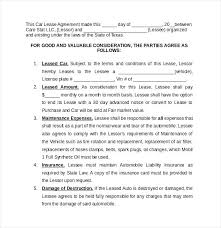 Sample Parking Agreement Template Free Documents In Word Space Lease ...