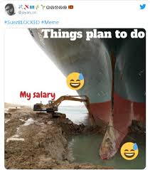 Sinopharm, we felt very happy about, najim said. The Ship Isn T Moving In Suez Canal But Social Media Memes Are