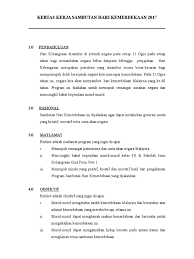 01 mesyuarat bulan kemerdekaan 02 pelancaran bulan kemerdekaan 03 pertandingan mewarna tahap 1 04 pertandingan melukis poster tahap 2. Kertas Kerja Projek Individu Sambutan Hari Kebangsaan