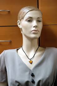 Lori Bonn Signed Baltic Amber Pendant, Sterling Silver Triangle, Black Cord