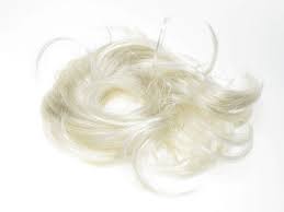Have you jumped on the scrunchie band wagon yet?! Platinum Blonde Messy Hair Scrunchie