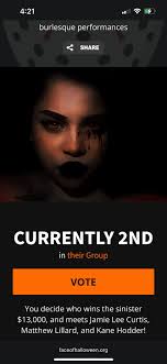 Face of Horror Contest 2025 Entries and Voting