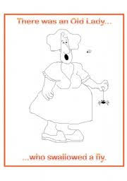 Powdered baby formula cans work perfect. There Was An Old Lady Who Swallowed A Fly Esl Worksheet By Anna P