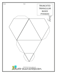 Paper Models For Download Nets Paper Models Origami Patterns Pyramids