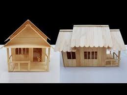 For my popsicle stick house, i used approximately 250 popsicle sticks and a lot of glue. How To Make Popsicle Stick House Building Classic Villa Popsicle Stick Houses Popsicle Stick Crafts House Popsicle House