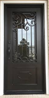 Single Door 38 In 2020 Metal Doors Design Single Doors Wrought Iron Doors