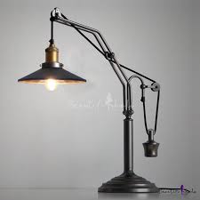 Vintage Black Farmhouse Single Light Table Lamp Lamp Industrial Table Lamp Table Lamp